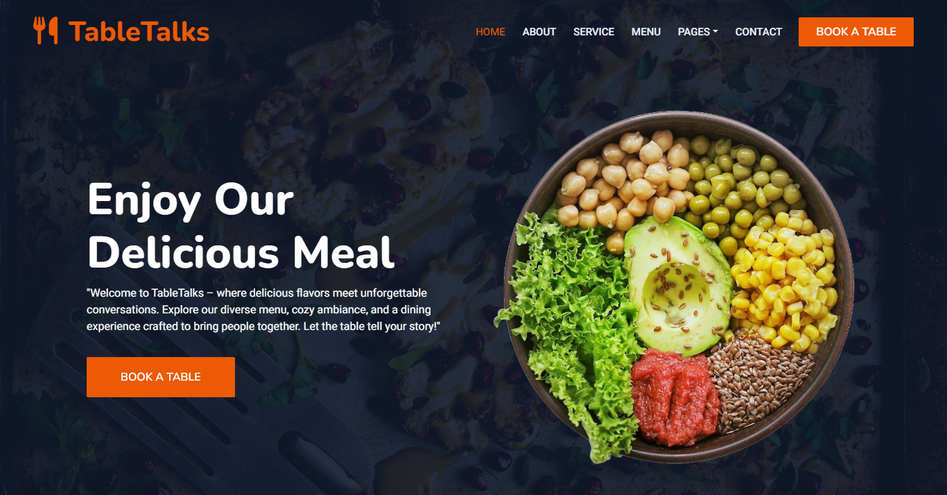 TableTalks UI sample